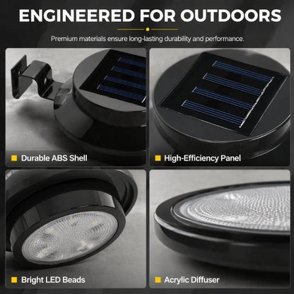 💯☀️💡  Light Up Gutters, Fences & Garden Walls — Solar-Powered Outdoor LEDs With No Mains Wiring Needed 🏡✨