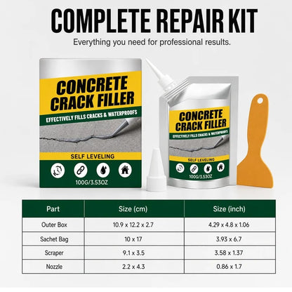 🔥HOT SALE🔥🛠️Waterproof Concrete Crack Filler for Indoor & Outdoor Use