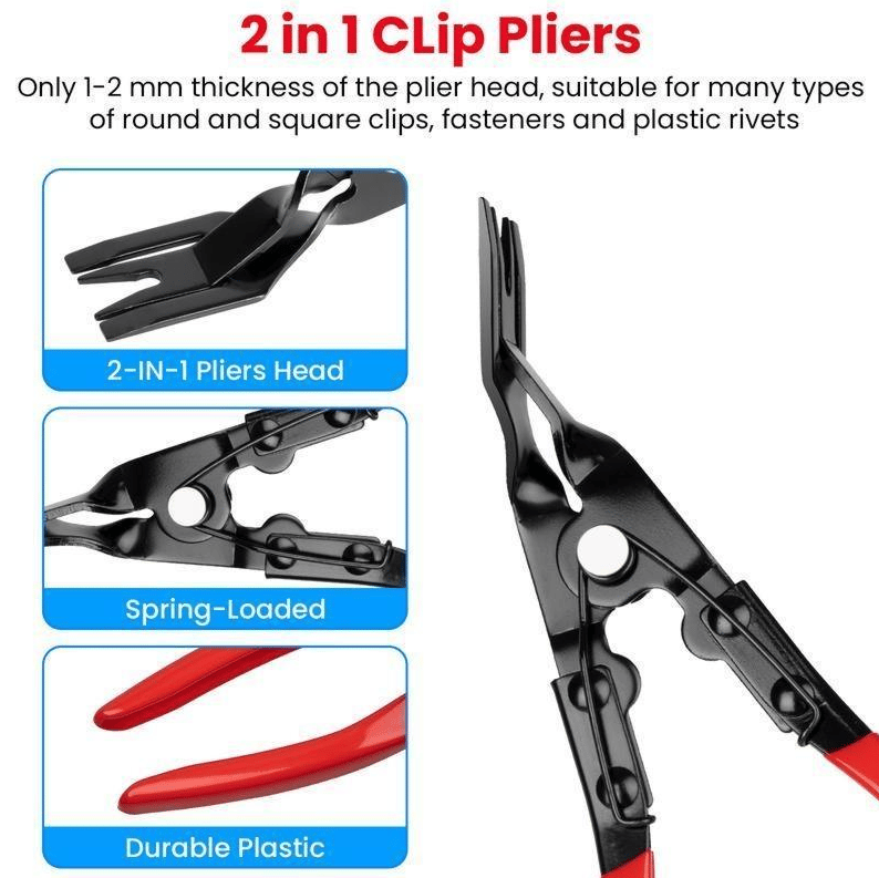 🔧 5-Piece Automotive Electrical Disconnect Pliers Kit – Connector & Terminal Removal Tools