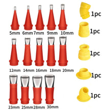 🔥👍14 *Rubber Nozzle + 5 *Connection Bases (19pcs)