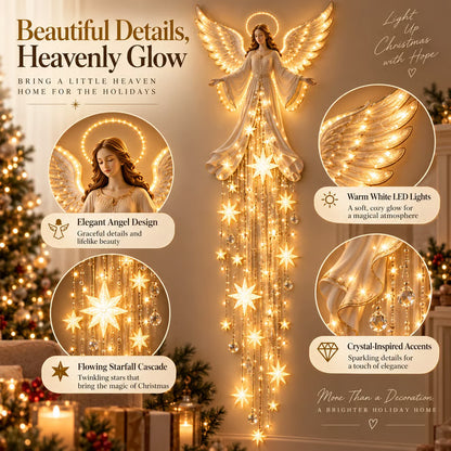 👼✨ Solar Angel Remembrance Garden Light – Peaceful Angel Glow for Gardens, Memorials & Outdoor Spaces 🌙🌸