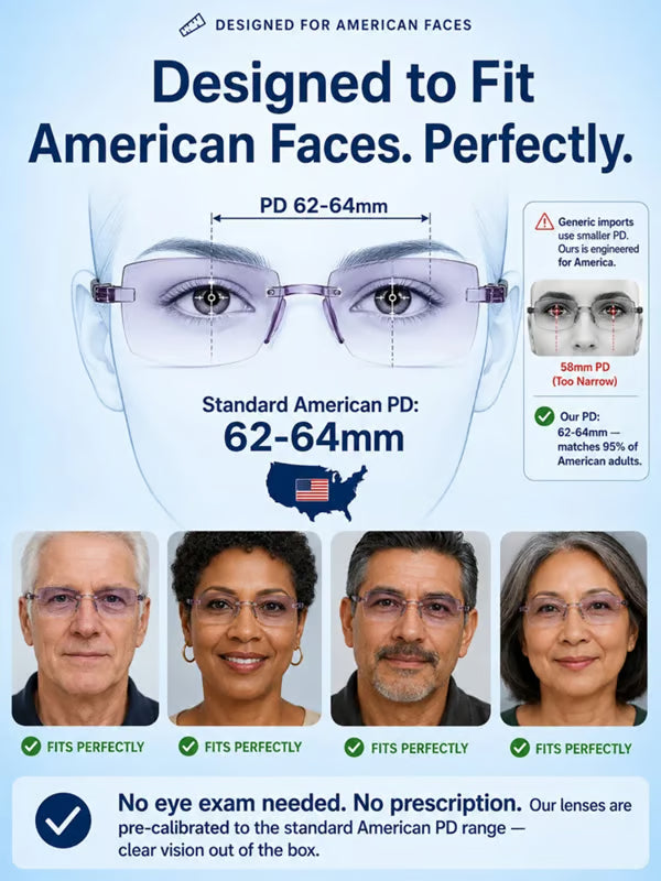 [Regain Your Youthful Vision] Smart Zoom Diamond-Cut Reading Glasses
