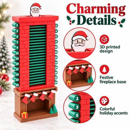 🎅Santa Chimney Christmas Countdown Advent Calendar – Interactive 24-Day Holiday Decor & Family Tradition