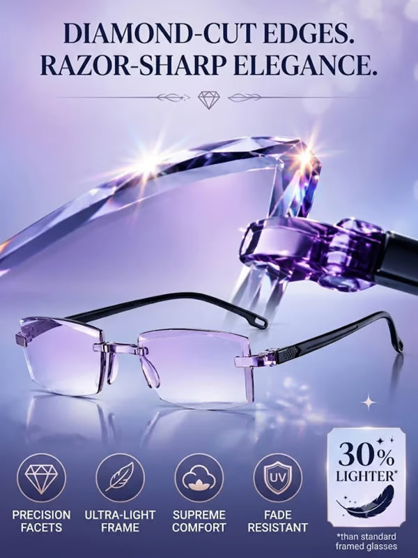 [Regain Your Youthful Vision] Smart Zoom Diamond-Cut Reading Glasses