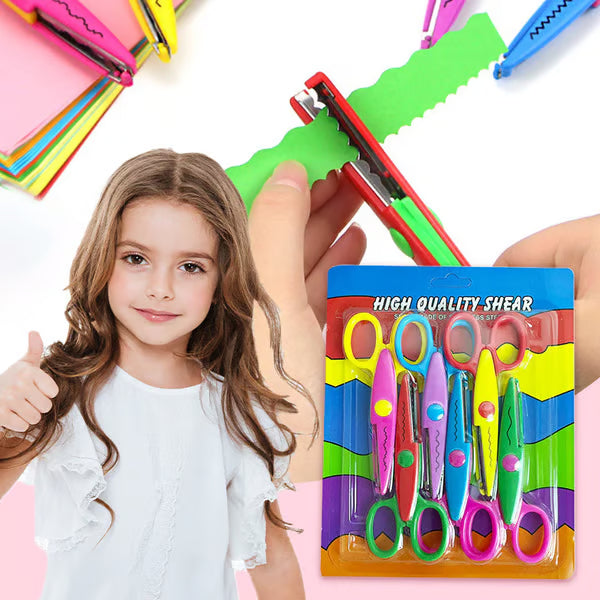 💥🏆Buy 2 Get 1 Free🎁Kids Safety Art Scissors Set – Fun, Creative & Safe for Little Hands 🎨✨