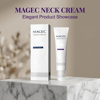 💦Reduces Wrinkles and Double Chin,Five Rollers for All Around Massage,Neck Firming Cream