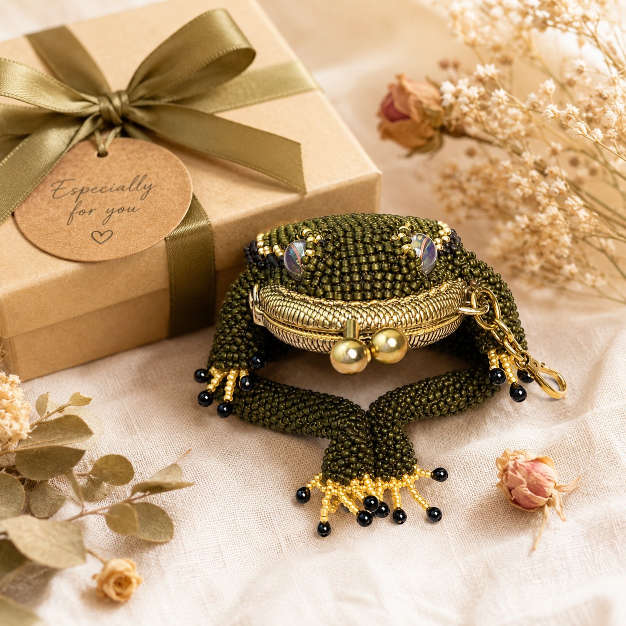Charmantes Froschmünzportemonnaie