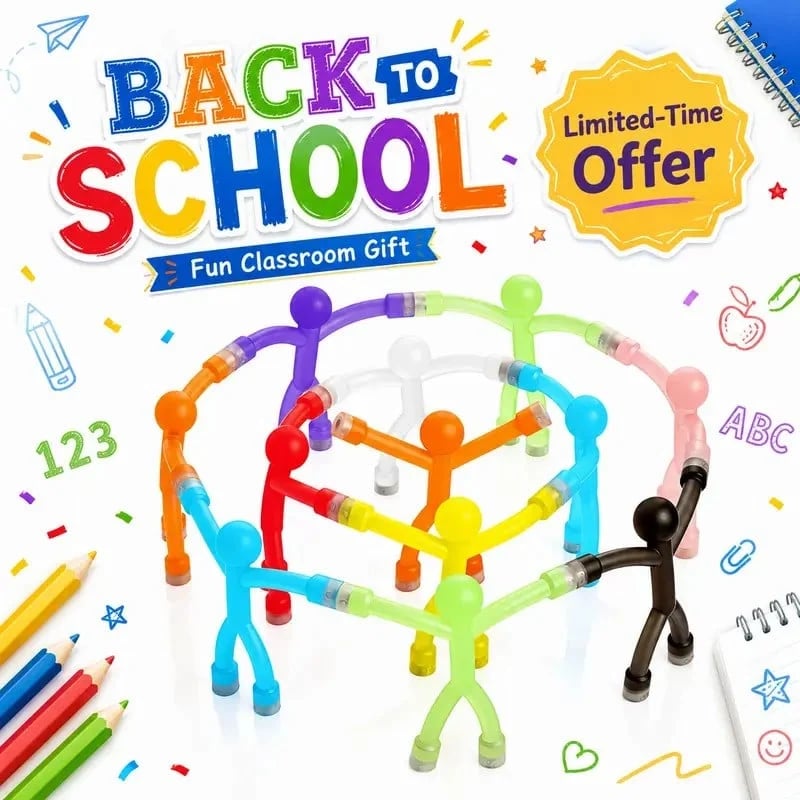🔥LAST DAY 50% OFF - ✨Unisex Kids' Magnetic Building Set (Set of 10)