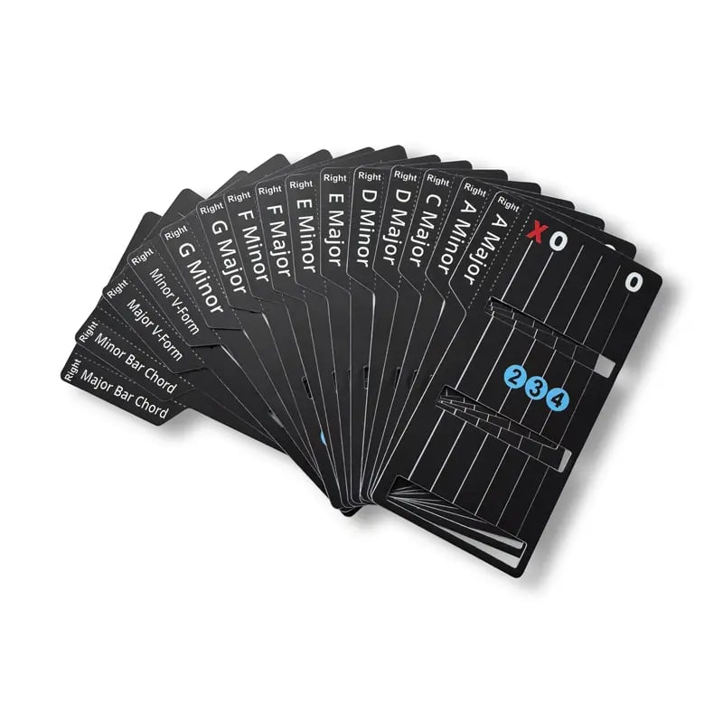 🔥HOT SALE🔥Guitar Chord Cards for Beginners(15 cards)