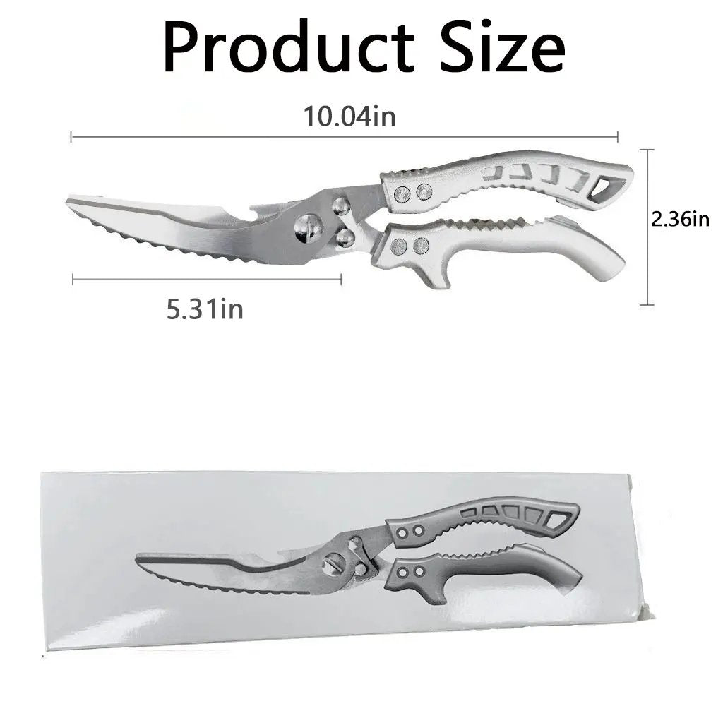 🔥Heißer Verkauf🔥🔪Profi-Küchenschere für hohe Beanspruchung mit rutschfestem Griff & Sicherheitsverschluss