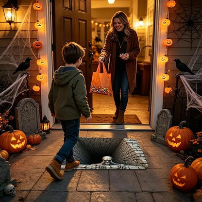 Halloween 3D Optical Illusion Rug