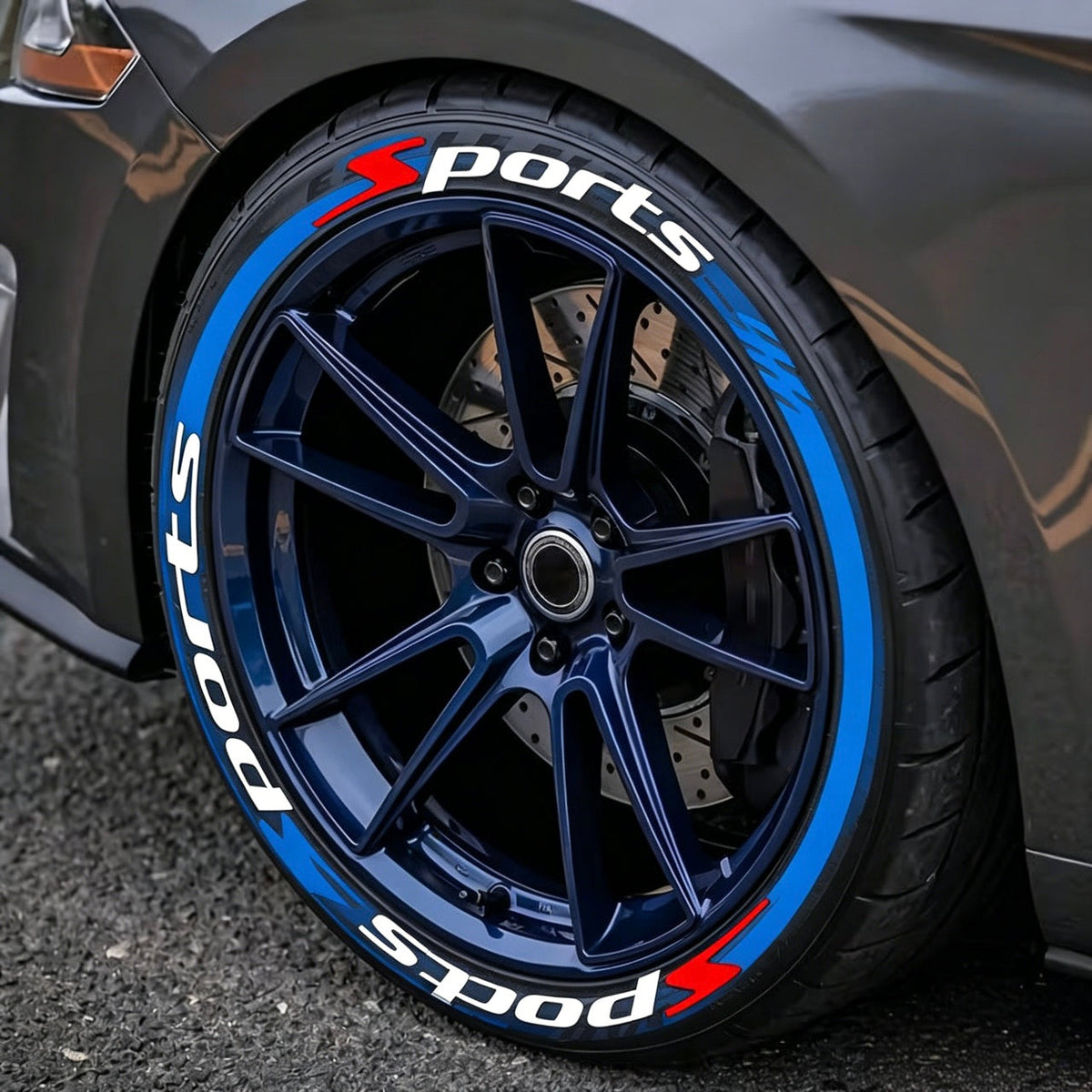 🔥 3D Tire Lettering Stickers | Waterproof Universal Wheel Sidewall Decals