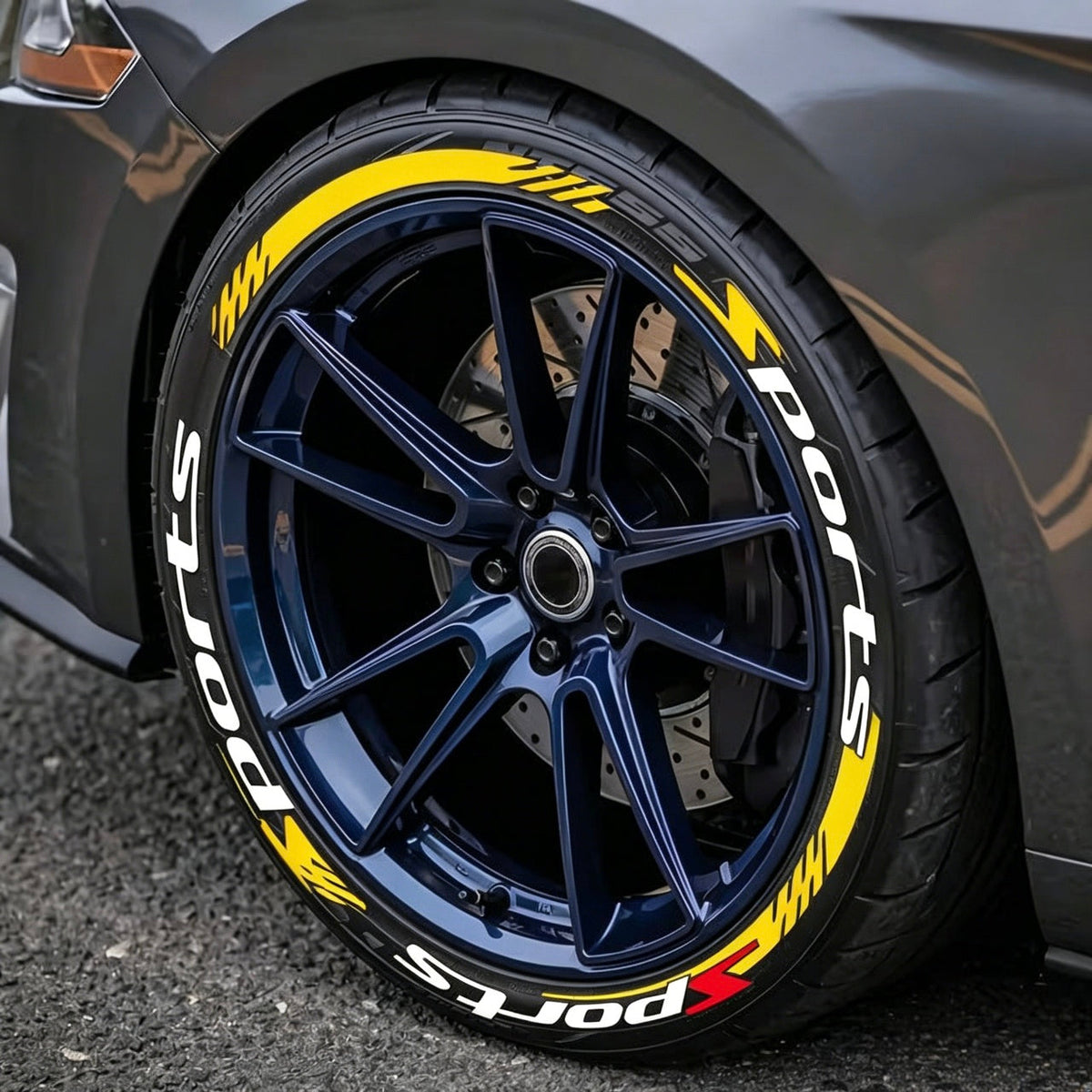 🔥 3D Tire Lettering Stickers | Waterproof Universal Wheel Sidewall Decals