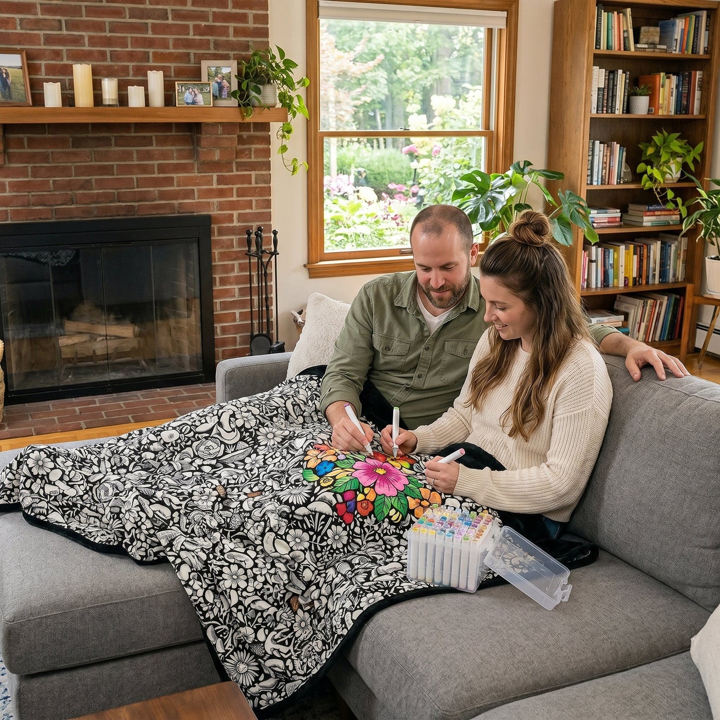 CozyTime™ Coloring Blanket