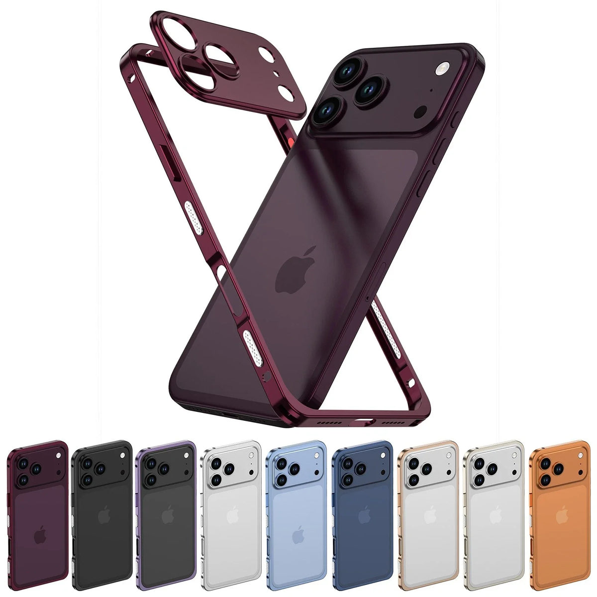 Aluminum Alloy Cooling Frame Heat Dissipation Case for iPhone 18 Series