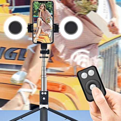 🎁Hot Sale 50% OFF⏳💞50K+ SOLD!New 6 in 1 Bluetooth Selfie Stick