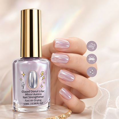 📢50% Rabatt Jetzt！💅Flieder Glänzender Spiegel Nagelhärter