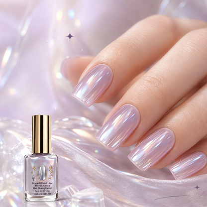 📢50% Rabatt Jetzt！💅Flieder Glänzender Spiegel Nagelhärter