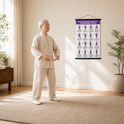 🔥 Buy 1 Get 1 Tai Chi Workout Poster for Seniors