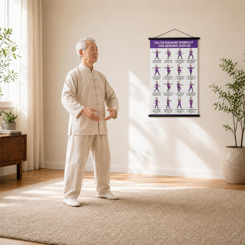 🔥 Buy 1 Get 1 Tai Chi Workout Poster for Seniors