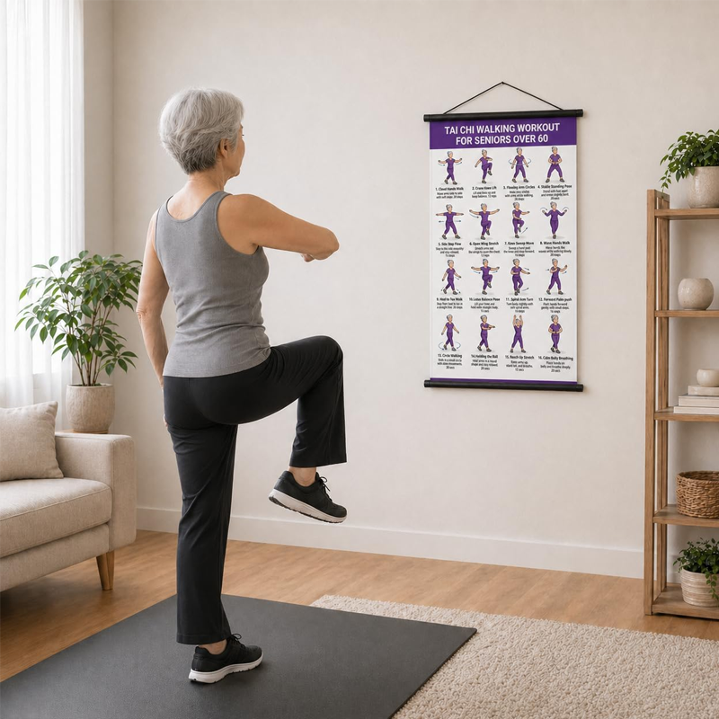 🔥 Buy 1 Get 1 Tai Chi Workout Poster for Seniors