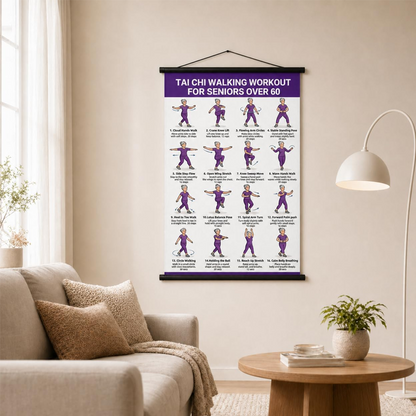 🔥 Buy 1 Get 1 Tai Chi Workout Poster for Seniors