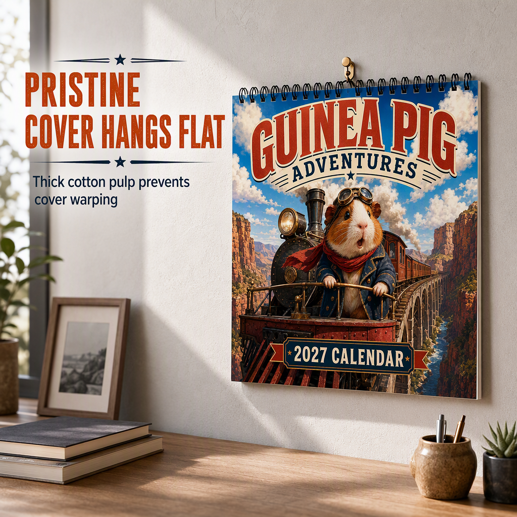 Guinea Pig 12-Month Wall Calendar